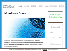 Tablet Screenshot of idraulico-difrancesco.com